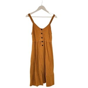 Terracotta Linen Blend Dress